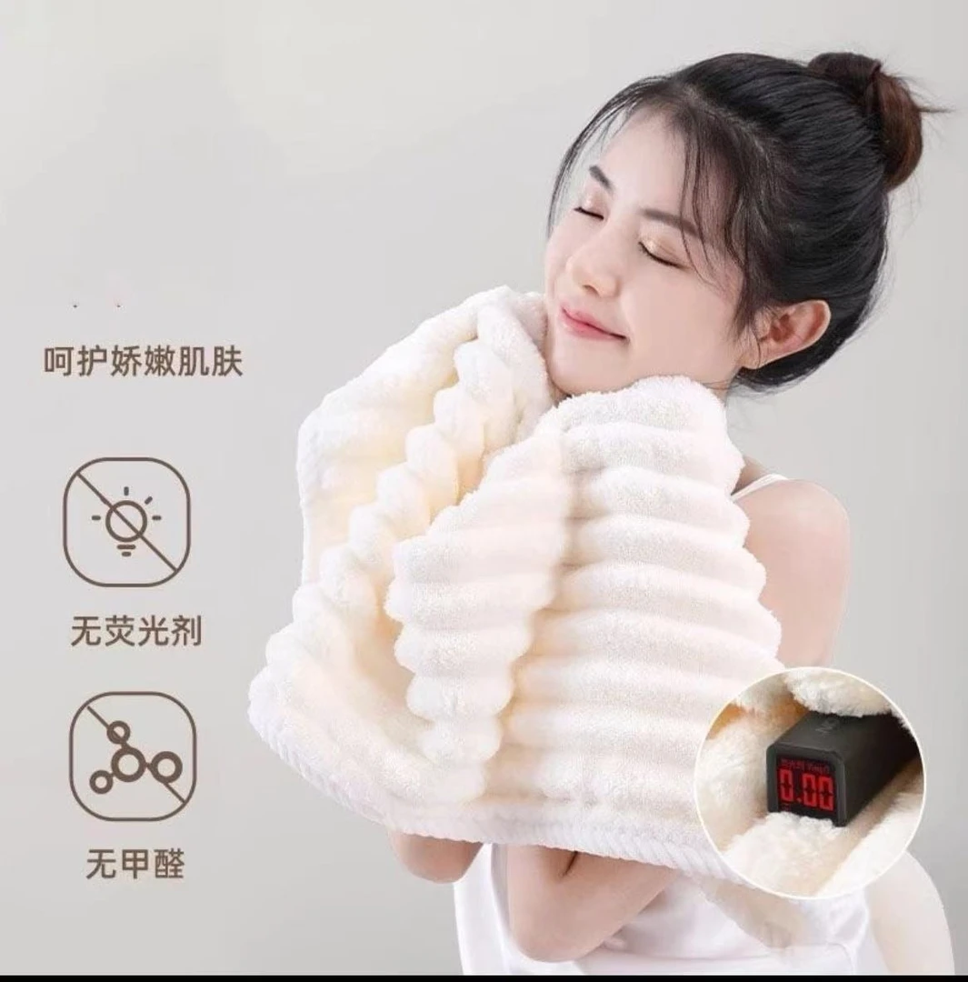 【主播专属】【拍5送1】毛巾洗脸家用吸水速干不易掉毛加厚面巾