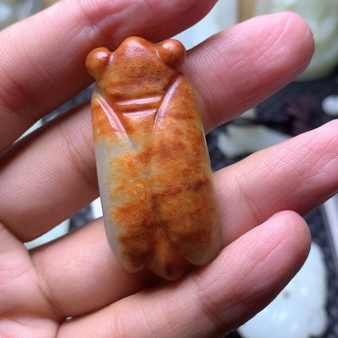 和田玉未镶嵌挂件车***？