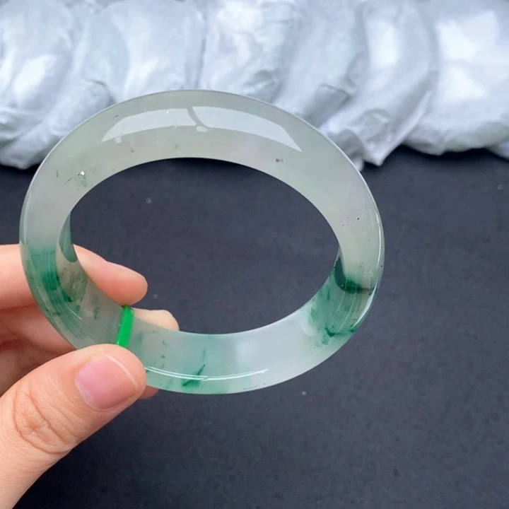 竹牌天然A货非洲翠手镯30
