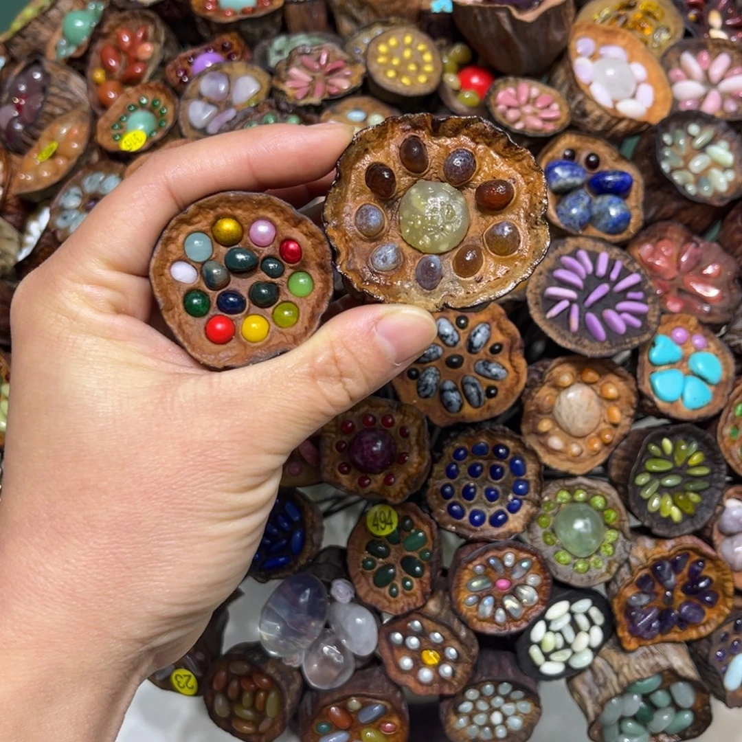 雪***l莲蓬干花摆件永生花