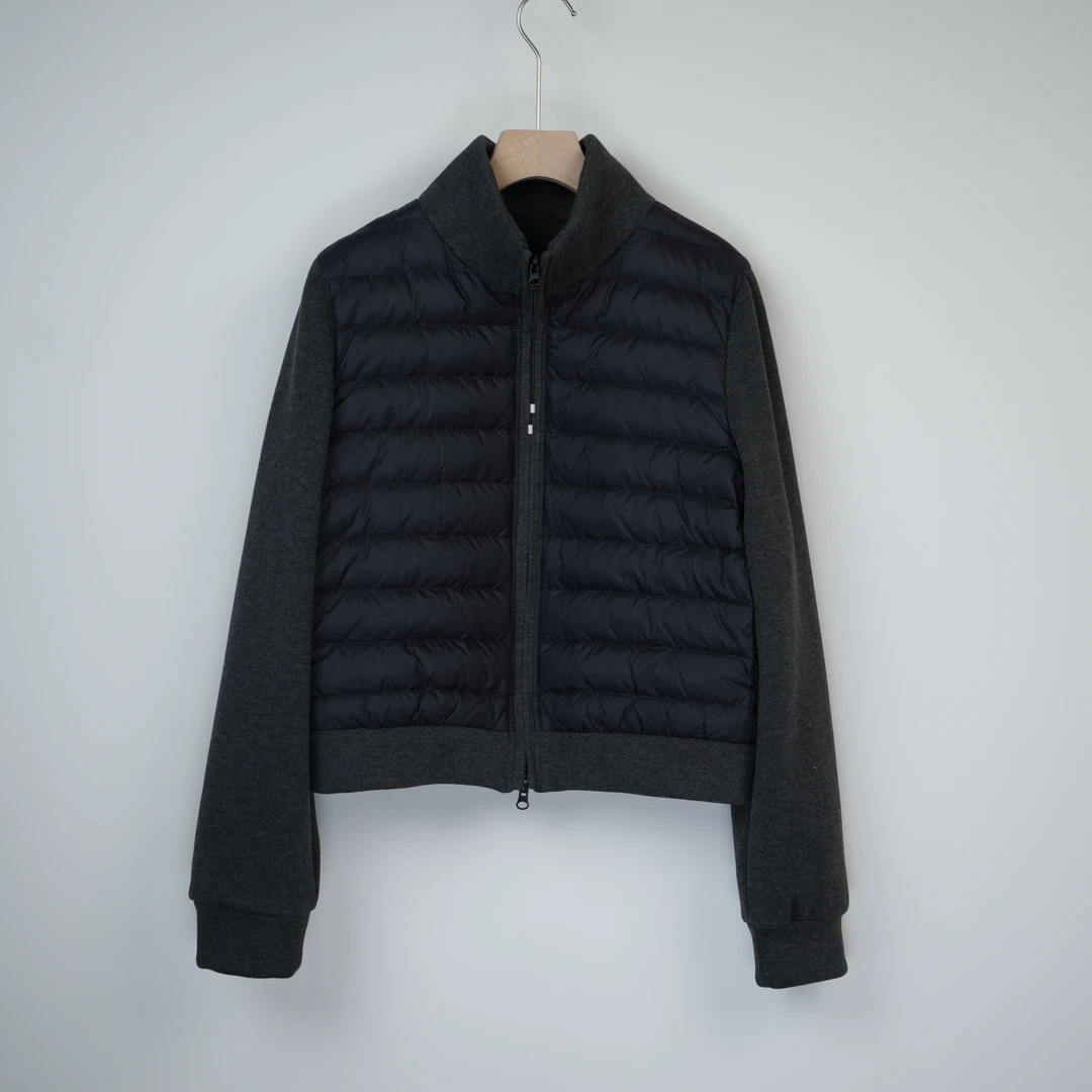 冬日漫游胶囊 拼接羽绒松弛套装