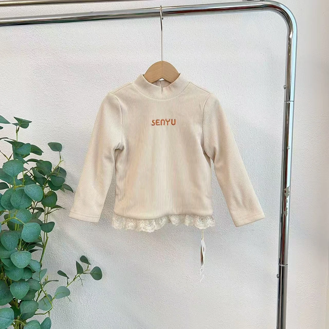 3468森米色加绒T恤