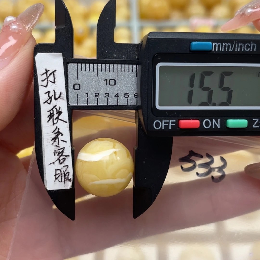 蜜蜡裸石未镶嵌坛**生蜜蜡