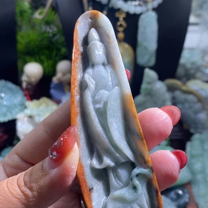 【闪购商品】颈饰未镶嵌翡翠观音