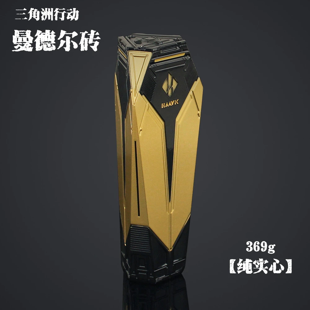 三角洲游戏周边全金属精工版曼德尔砖模型玩具收藏礼物