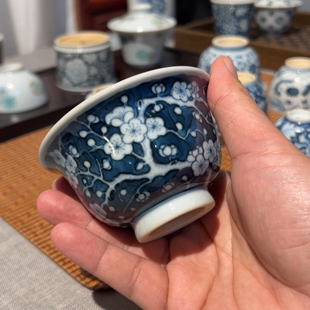 瓷顽古手工手绘作品