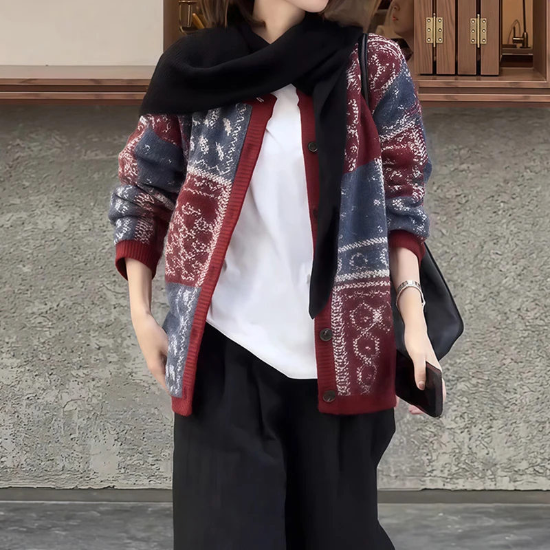 时尚高级感秋冬洋气时髦针织衫开衫2025新款百搭个性女装休闲上衣