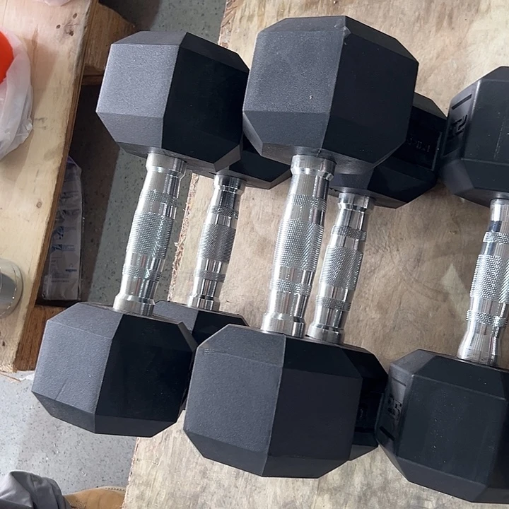 全新六角哑铃9公斤一对