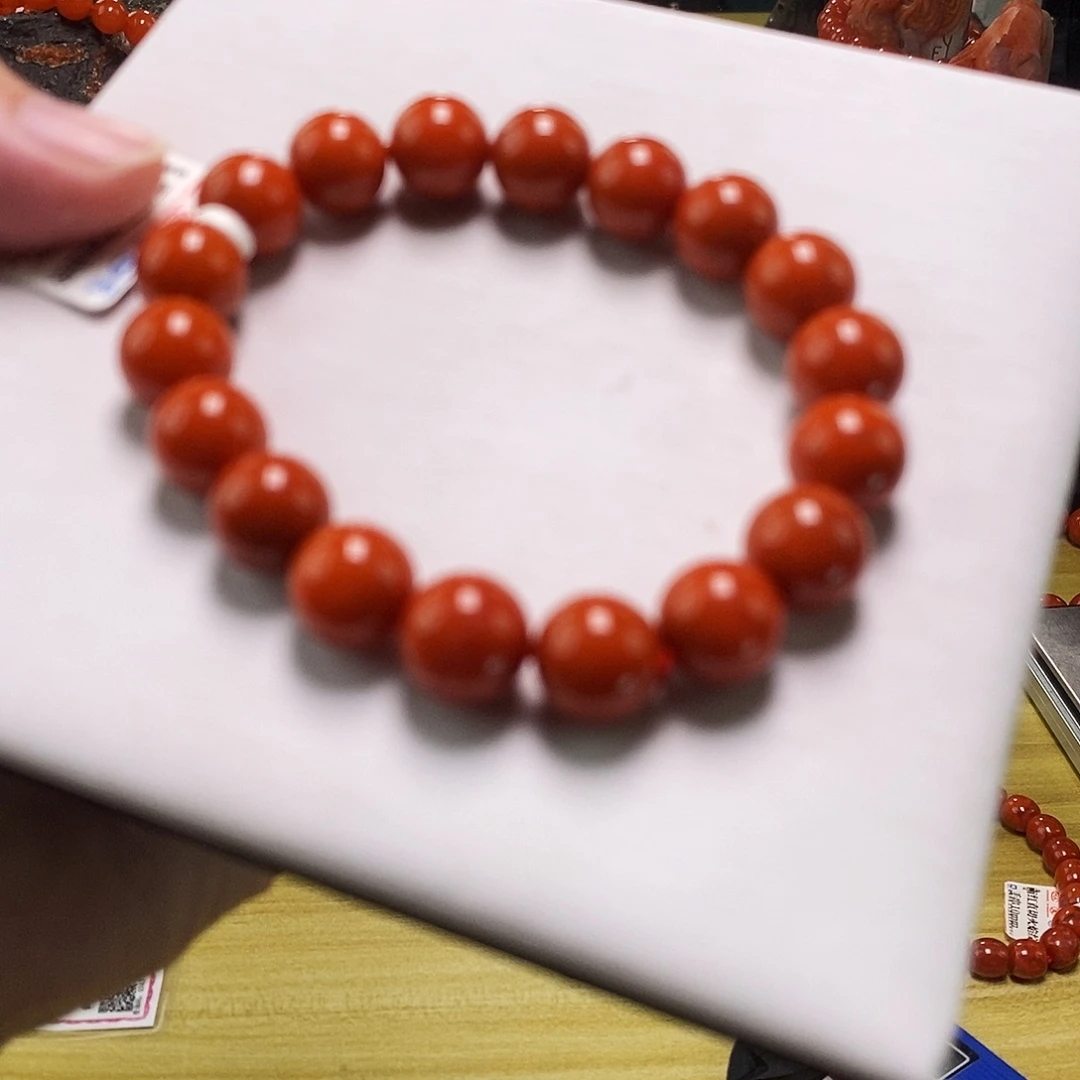 南红玛瑙未镶嵌手链
