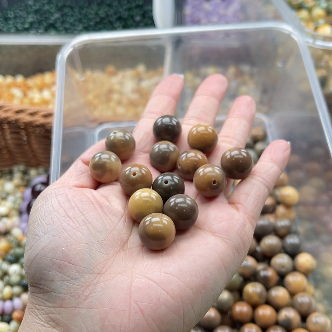 白玉菩提吊坠A/13.75mm/20+20颗