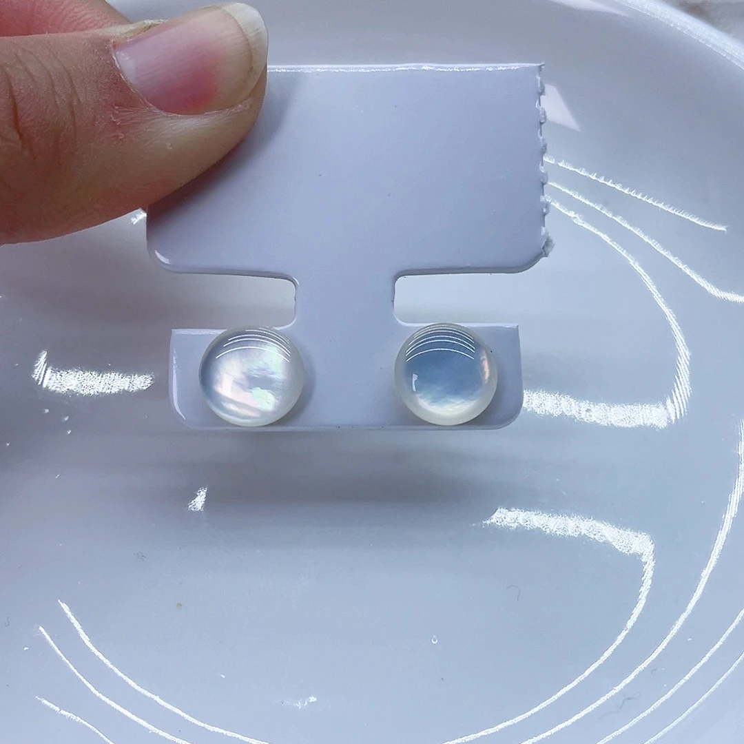银S925镶嵌耳饰淡水珍珠