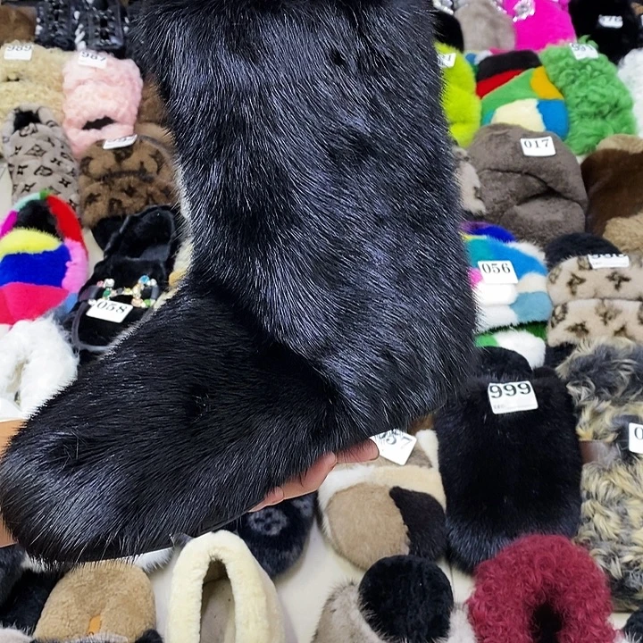 套趾整貂短靴40码