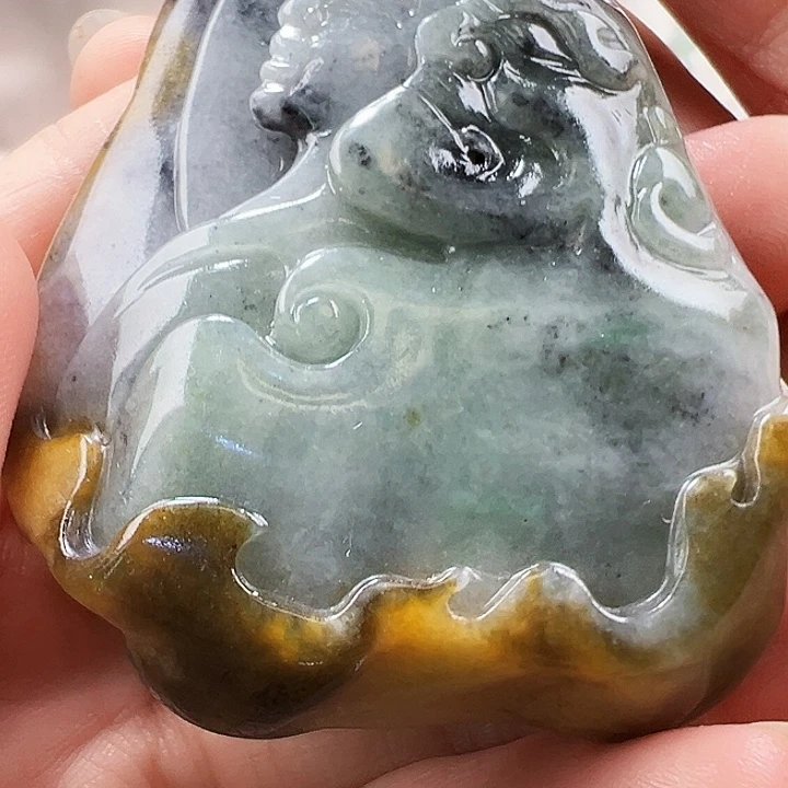 翡翠未镶嵌吊坠(不含链)天然A货翡翠