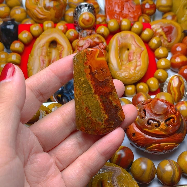 玛瑙/玉髓未镶嵌项链