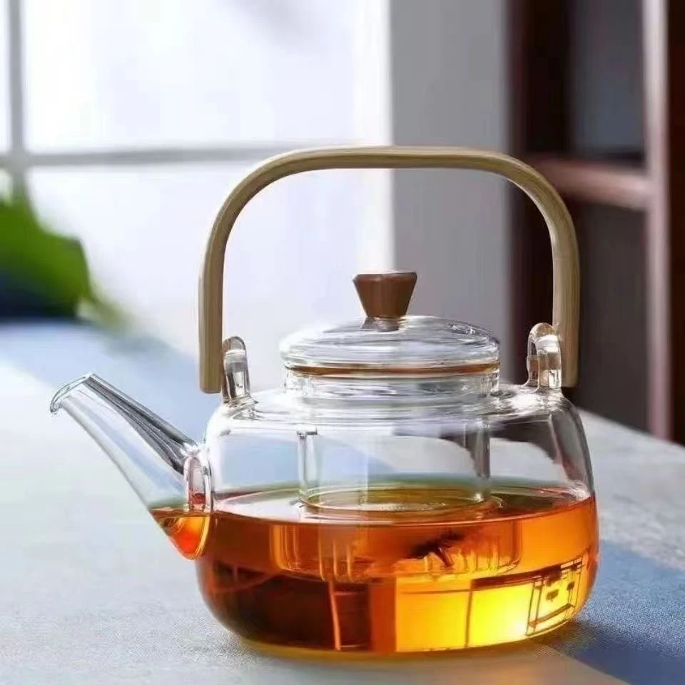 高硼硅耐高温提梁壶煮茶器家用烧水壶煮茶壶养生壶