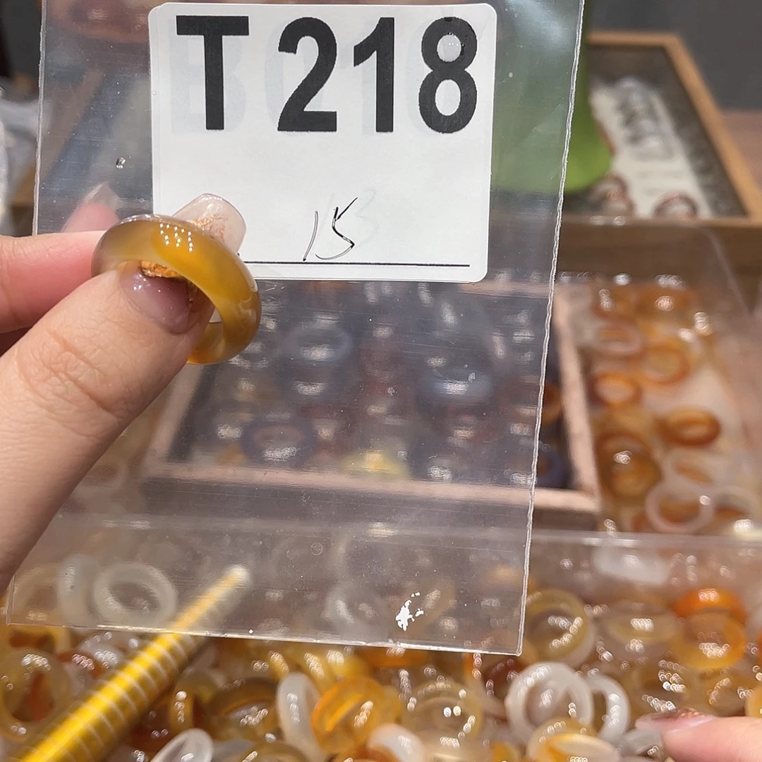 玛瑙/玉髓未镶嵌戒指218