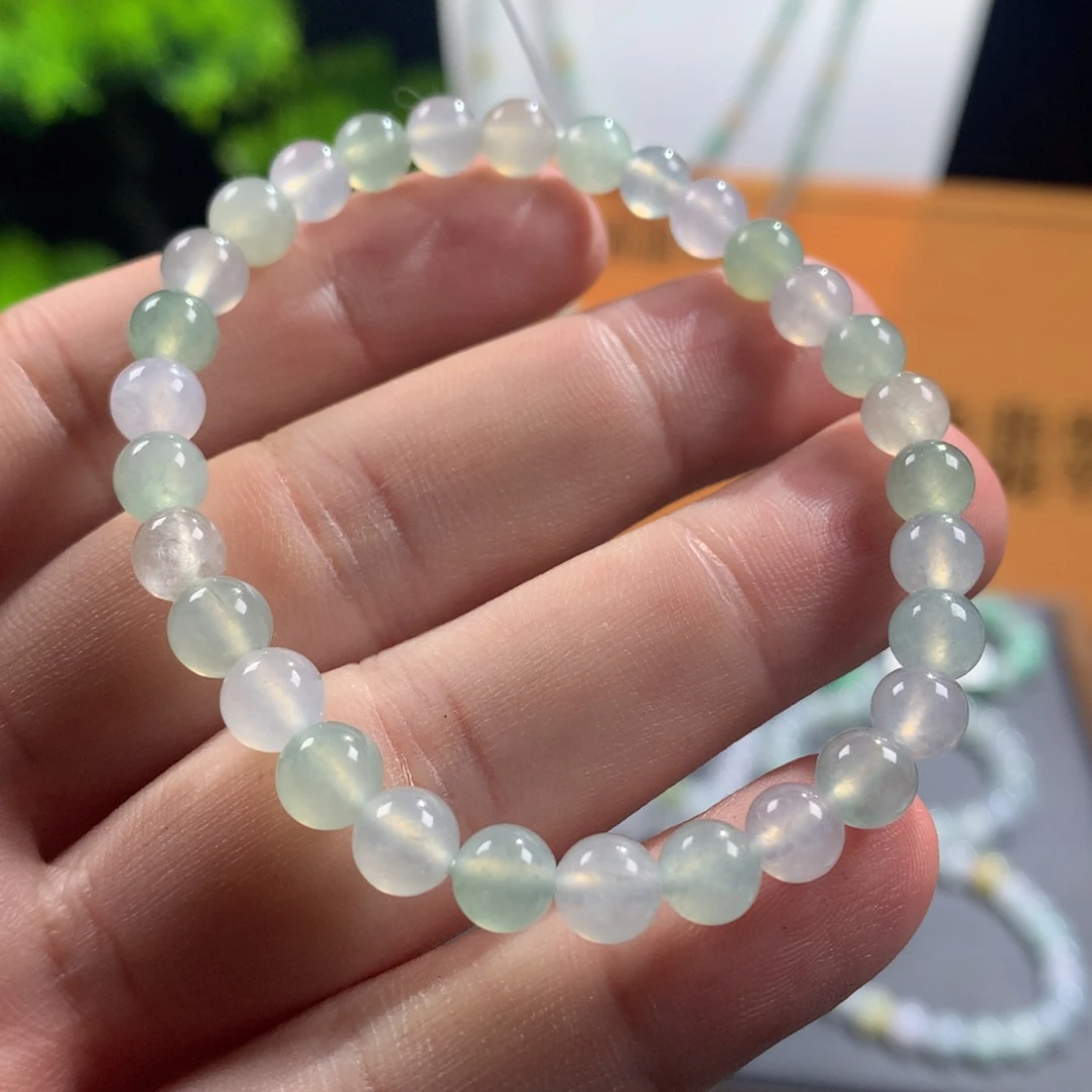 翡翠未镶嵌手链卡6
