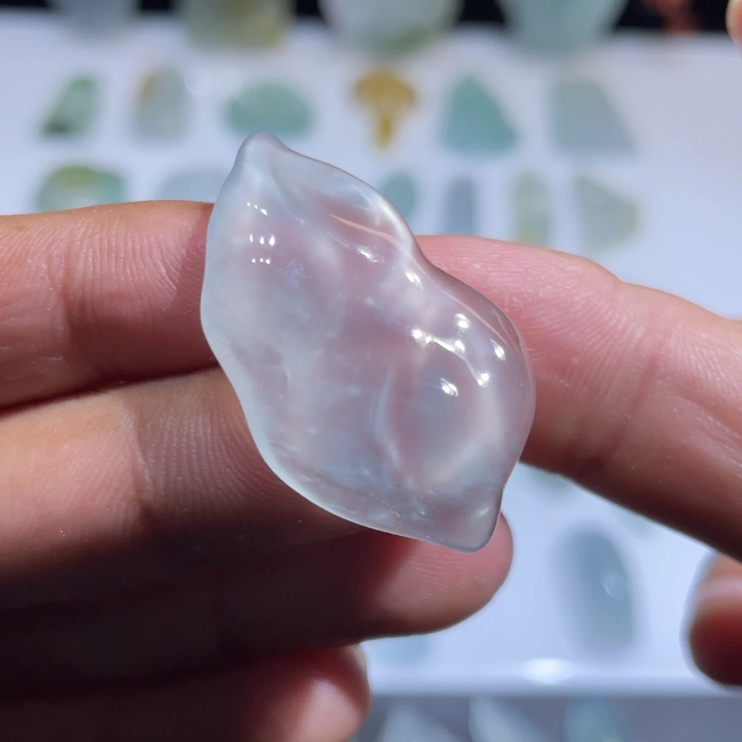 颈饰未镶嵌翡翠随形叶子