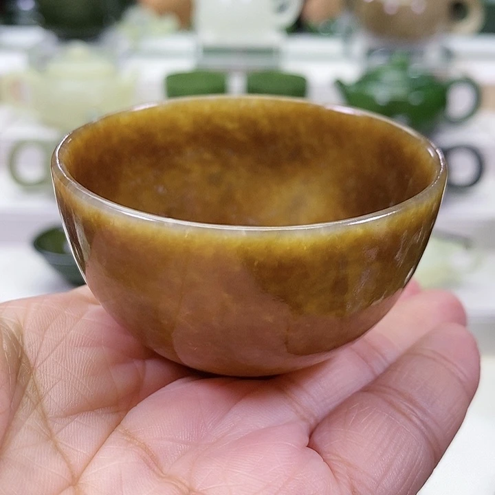 未镶嵌和田玉挂件茶杯65m l