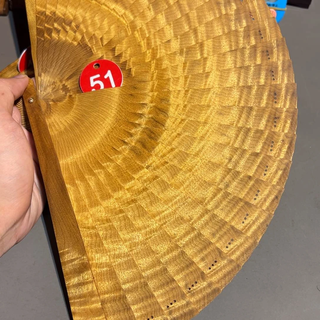 金丝楠小叶桢楠苏扇21cm