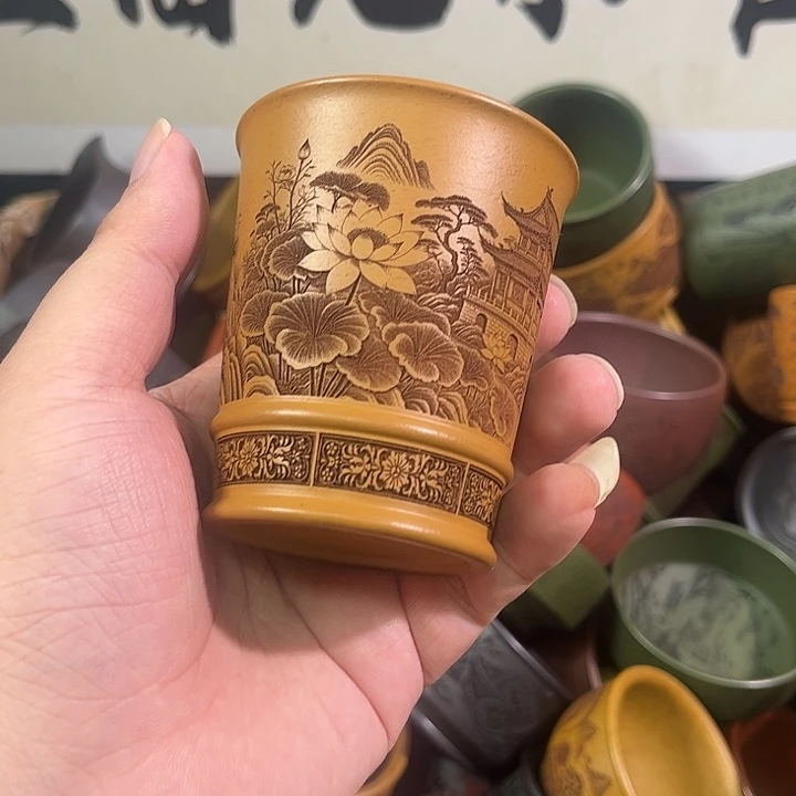 茶杯紫砂全手工紫砂主人杯