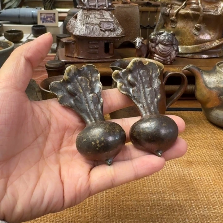 大*粒陶吉窑口备前烧置物福利一口价