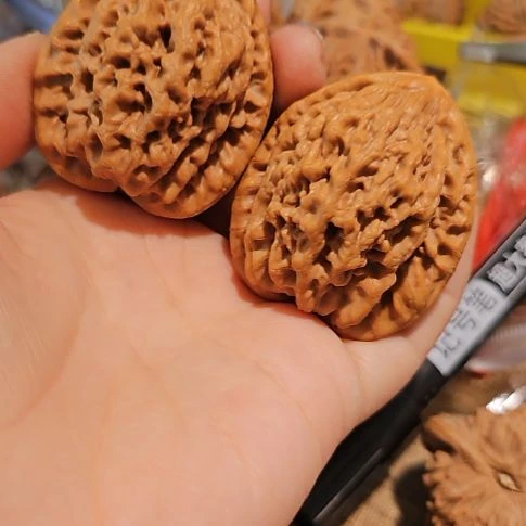 ξ****吊坠文玩核桃43金公子