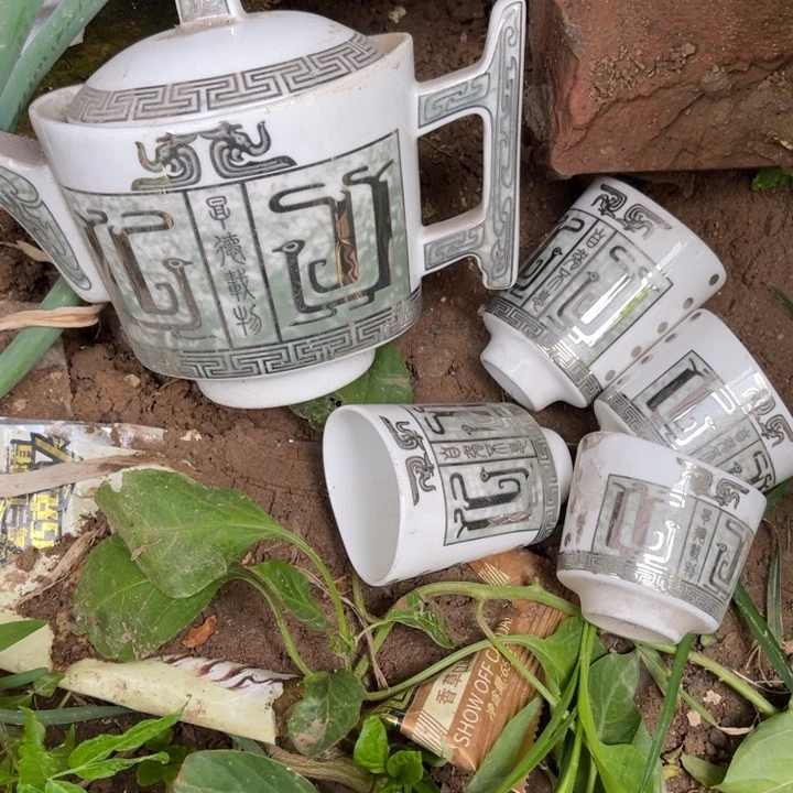 厚德载物套壶4杯子