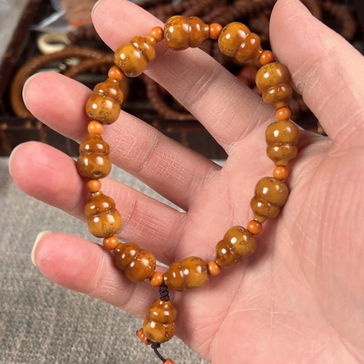 金刚菩提吊坠紫金鼠葫芦手持