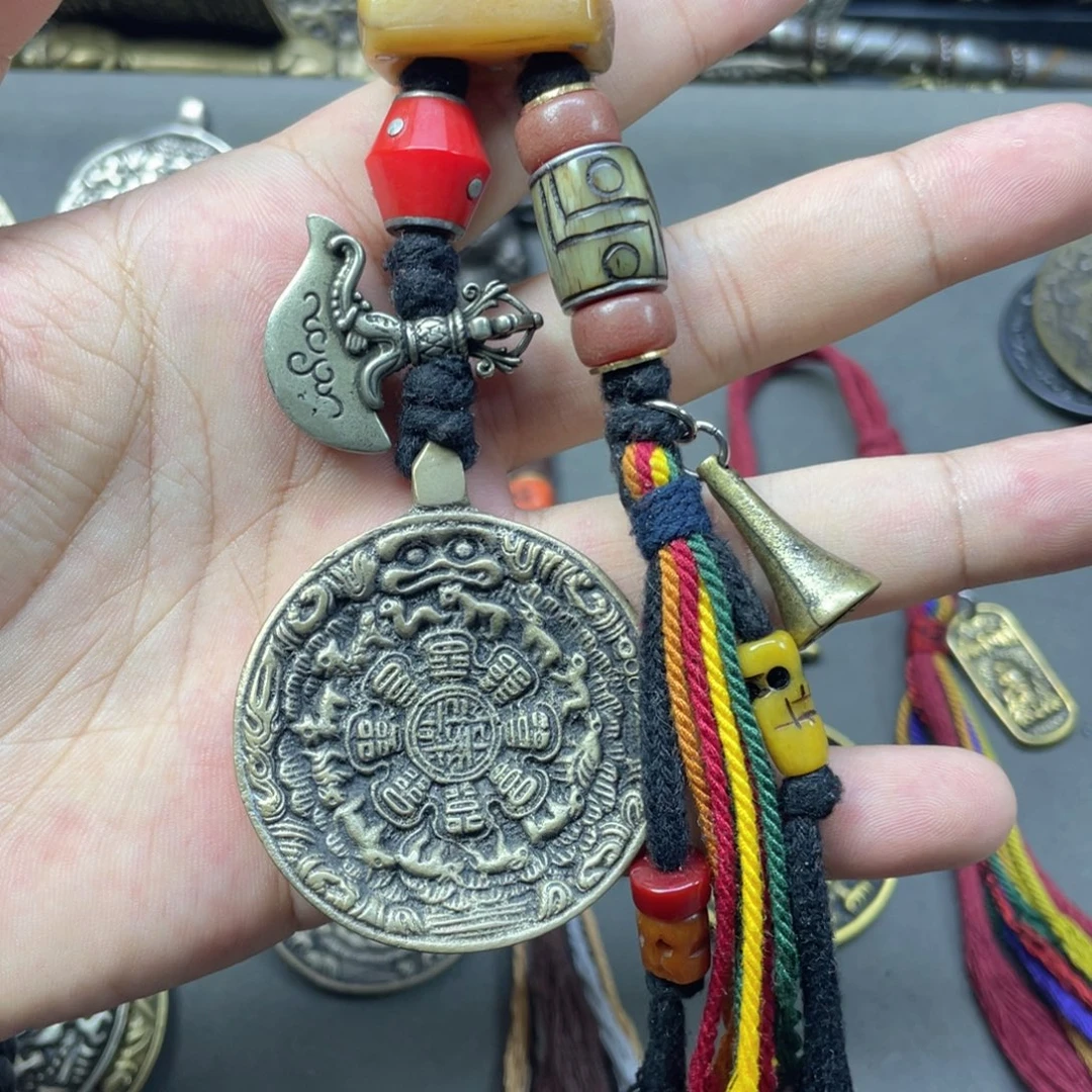 白利马蛙嘴九宫八卦牌包挂