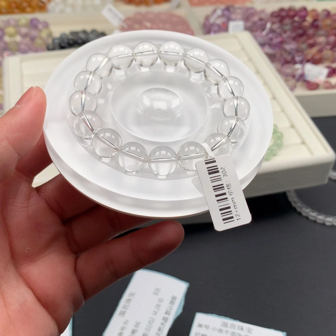 水晶手链未镶嵌白水晶12，A5