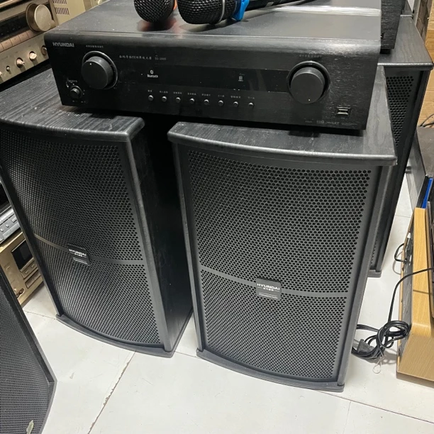 8新 现代 音响功放话筒一套 不包邮