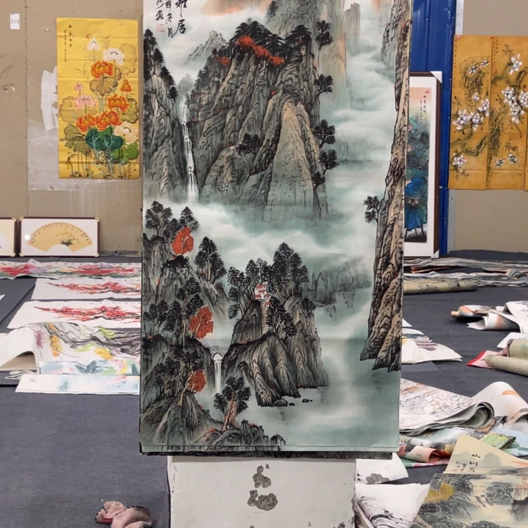 国画处理作品看好再拍哦