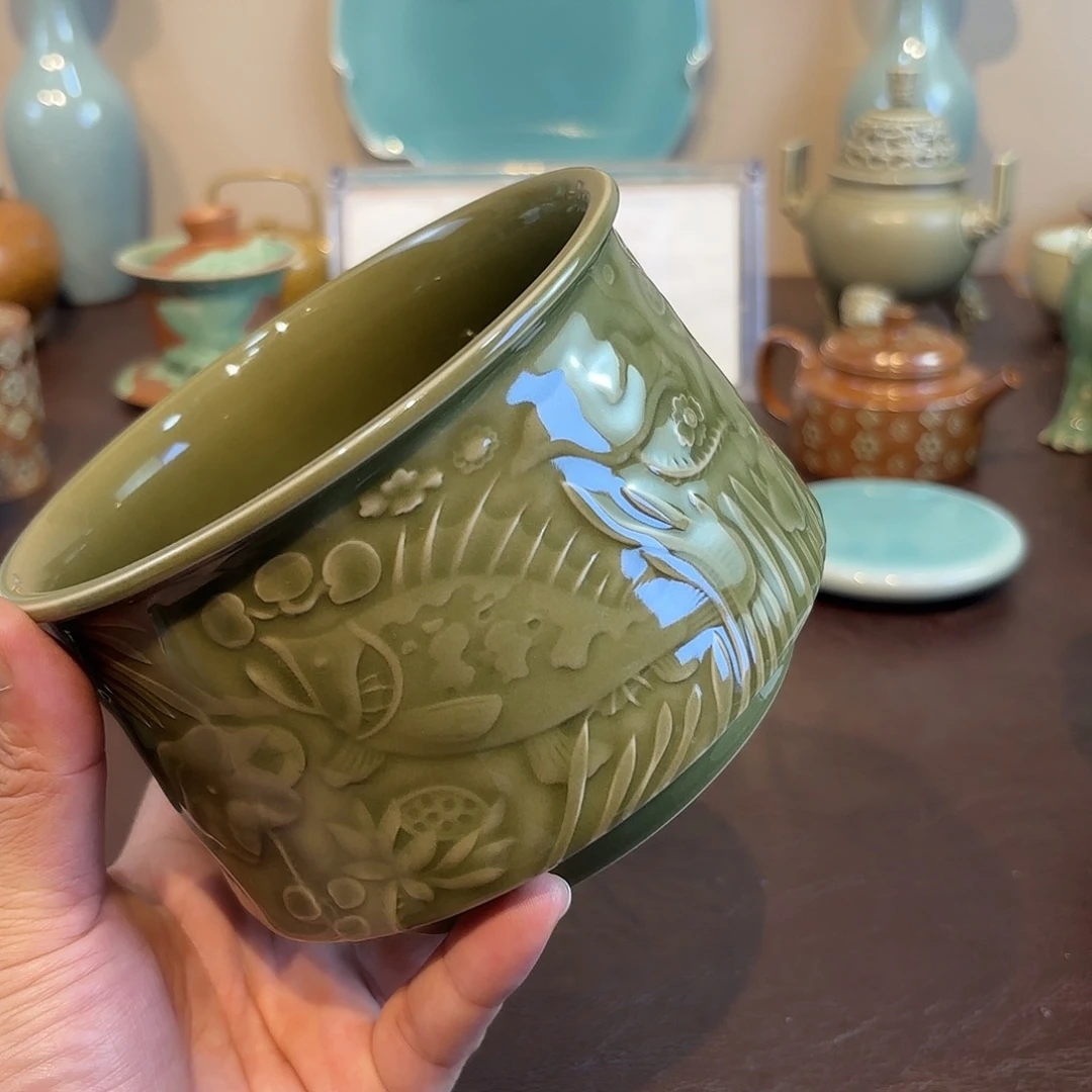 瓷片龙泉青瓷福利青瓷