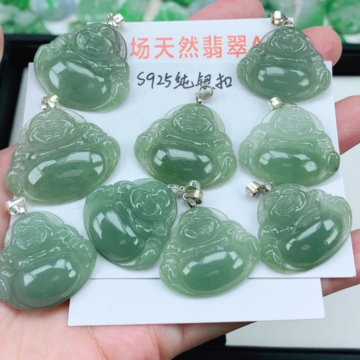 翡翠挂件银S925镶嵌多样性发其1