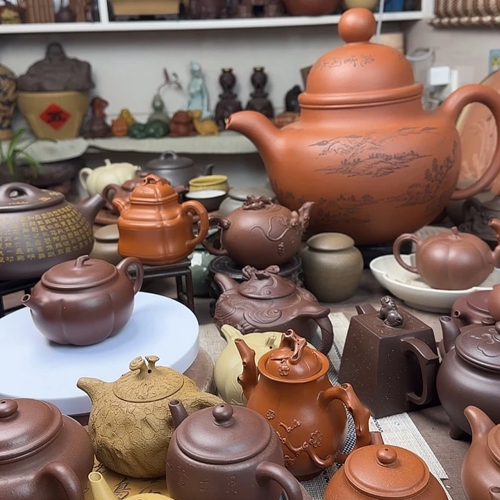 大***爱清水泥茶壶原矿紫砂