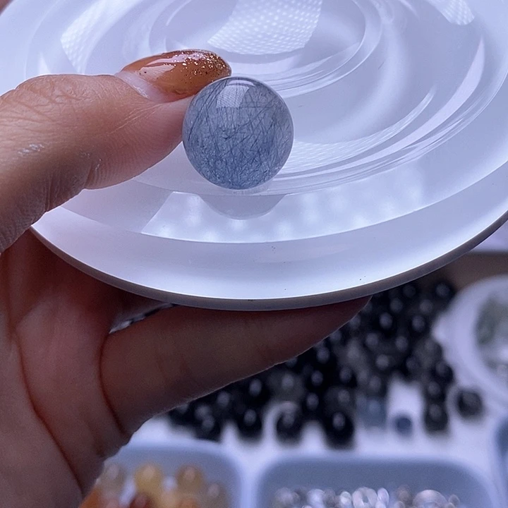 水晶天然水晶定制打孔不退不换未镶嵌