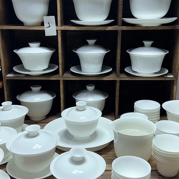 汕****司骨瓷盖碗盖下约90ml×2+10蛋壳杯