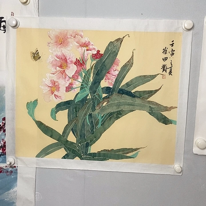 国画手绘展览作品