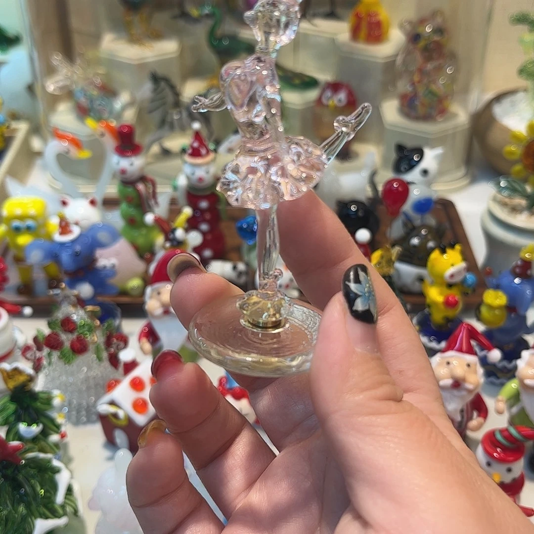 琉璃手工艺品旋转舞者