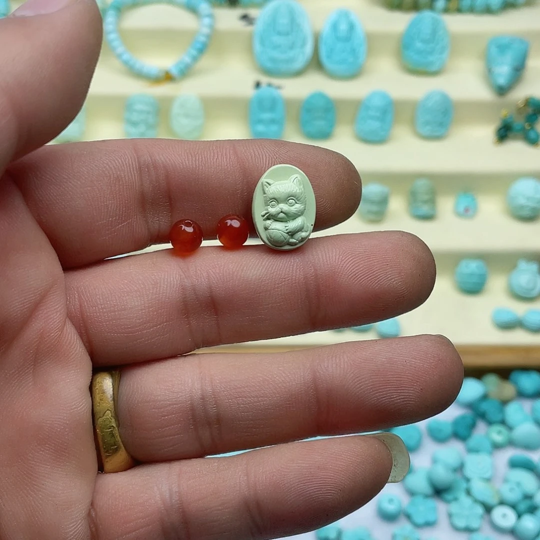 南红玛瑙颈饰未镶嵌四*199