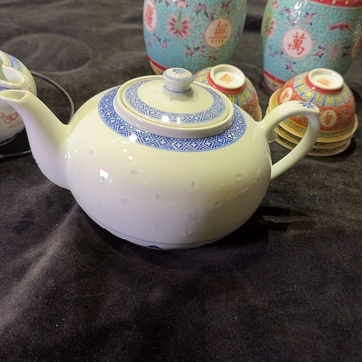 狗***墙其他景德镇玲珑大壶