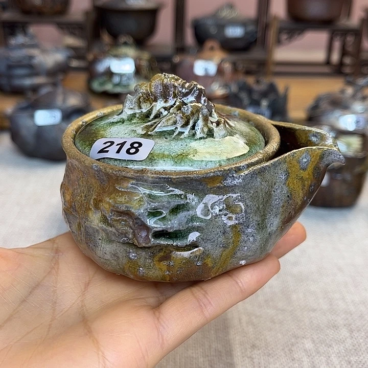 裸柴烧陶瓷手工茶器