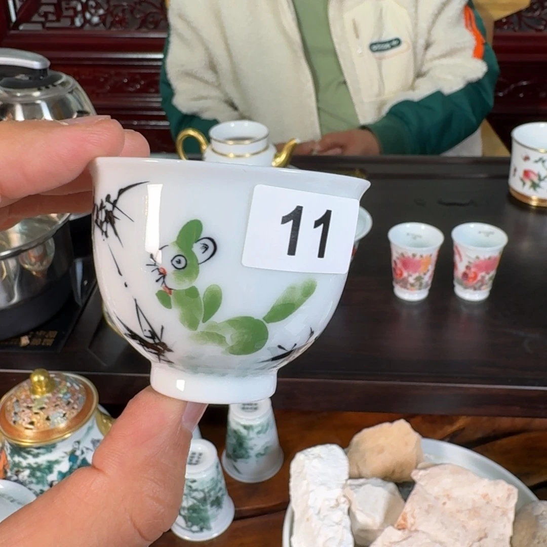 名创釉下五彩精品茶器