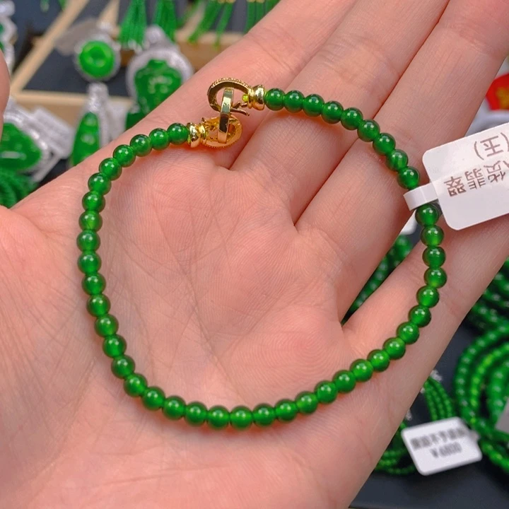 未镶嵌手链翡翠卡4