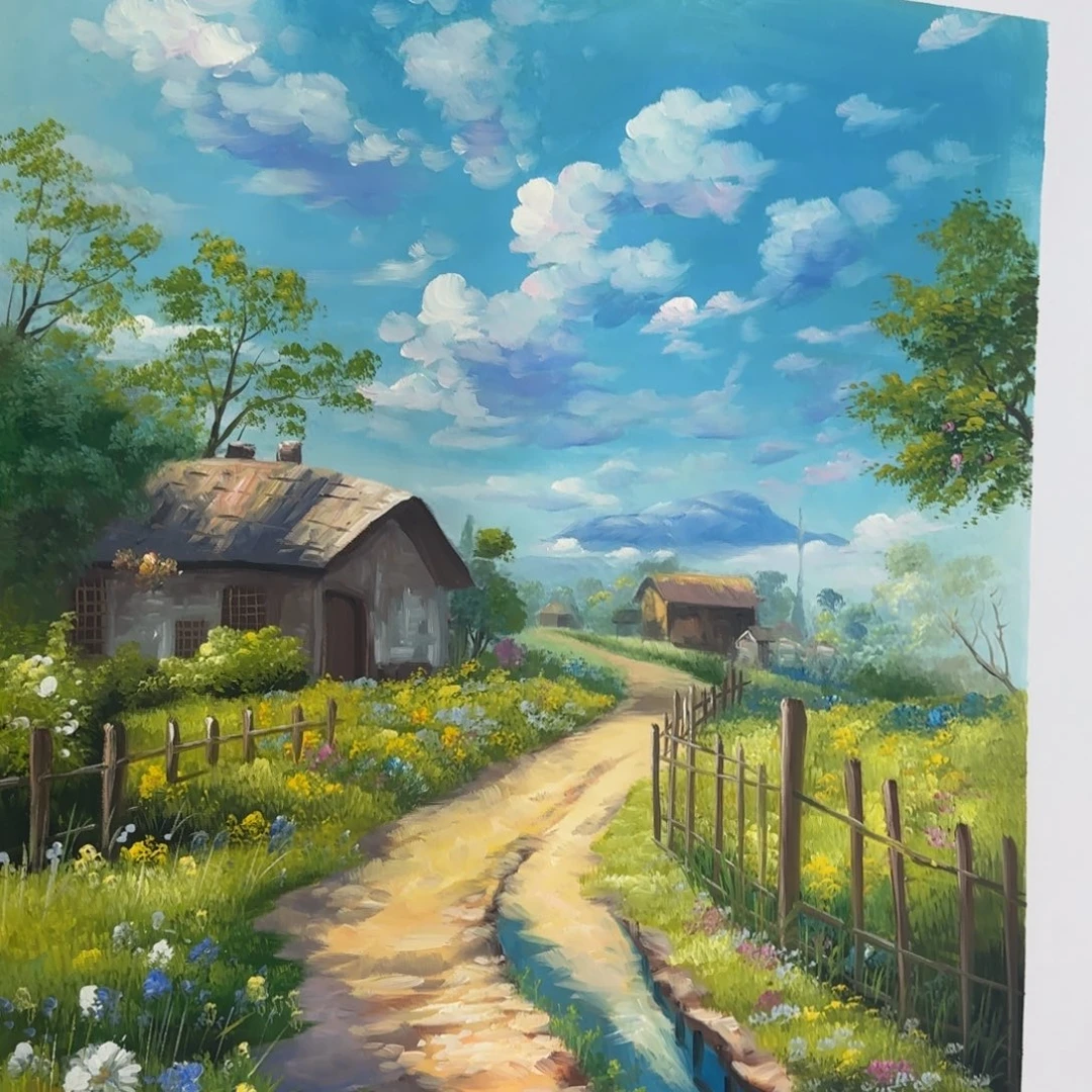 油画加油加油努力加油加油