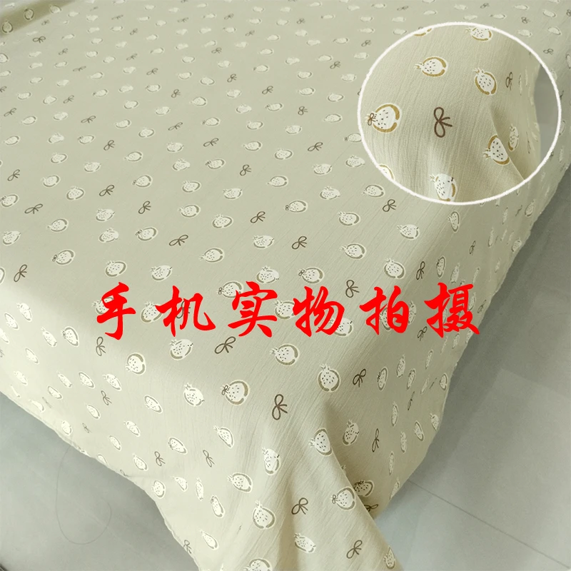 床单160cm*250cm双层纱款简约风四季通用不起球不跑床不掉色透气