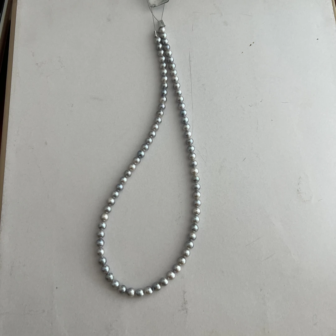 5-6mm海水珍珠akoya真多麻项链