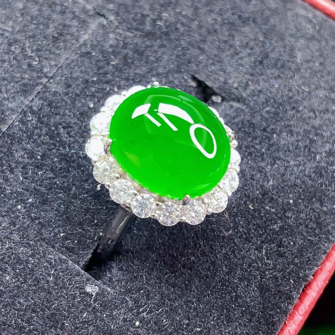 翡翠银S925镶嵌颈饰85