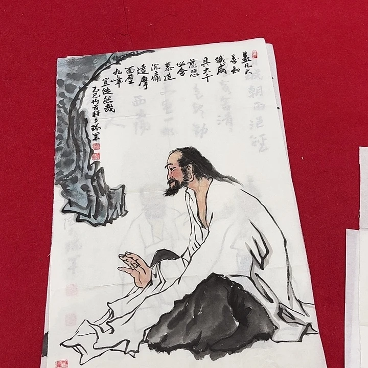 国画花鸟等图案为